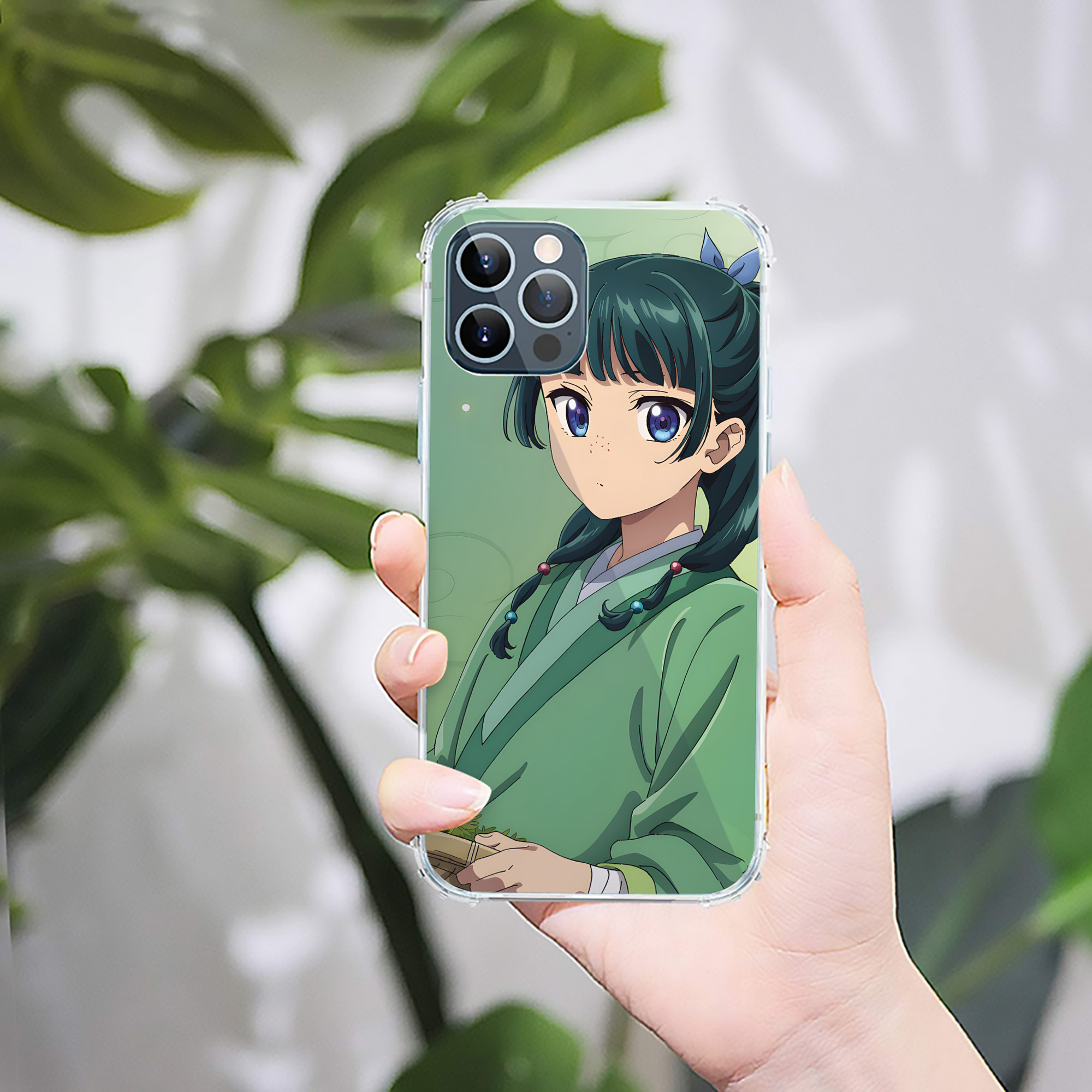 （画像用） 薬屋のひとりごと The Apothecary Diaries 【iPhone 12シリーズ対応】透明スマホケース（クリアソフトケース）
